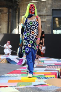 A look from the Central Saint Martins BA Fashion Show 2021.