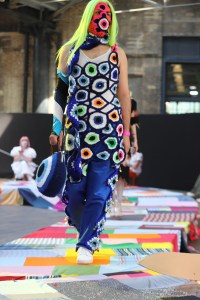 A look from the Central Saint Martins BA Fashion Show 2021.