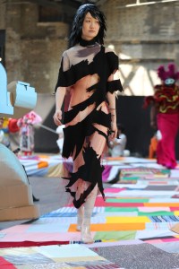 A look from the Central Saint Martins BA Fashion Show 2021.