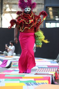 A look from the Central Saint Martins BA Fashion Show 2021.