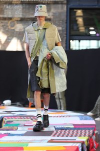 A look from the Central Saint Martins BA Fashion Show 2021.