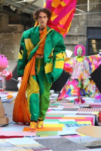 A look from the Central Saint Martins BA Fashion Show 2021.