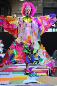 A look from the Central Saint Martins BA Fashion Show 2021.