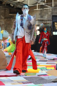 A look from the Central Saint Martins BA Fashion Show 2021.