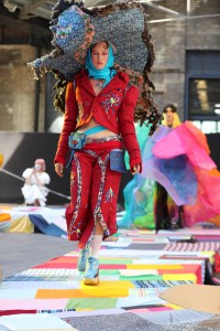 A look from the Central Saint Martins BA Fashion Show 2021.
