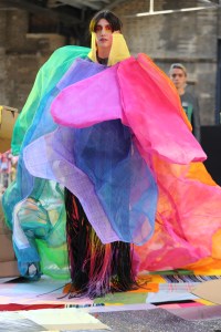 A look from the Central Saint Martins BA Fashion Show 2021.