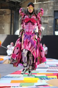 A look from the Central Saint Martins BA Fashion Show 2021.
