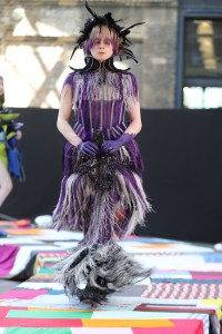 A look from the Central Saint Martins BA Fashion Show 2021.