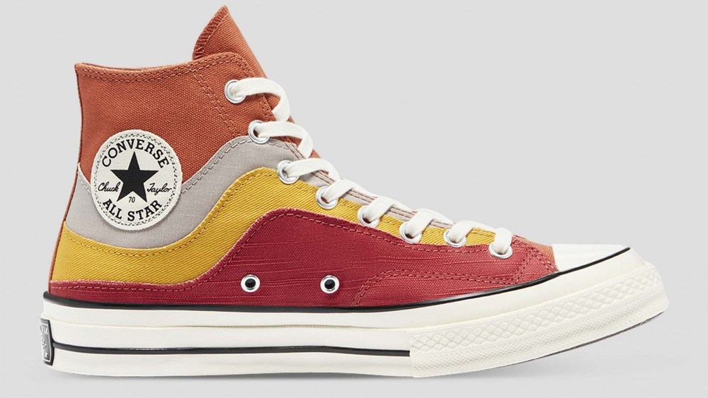 Converse's National Parks collection includes a Chuck 70 with reds, oranges and yellows, similar to Cecilia Monge's design