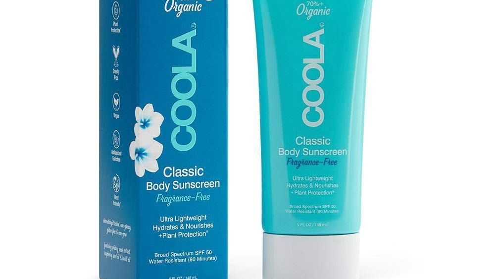 coola classic body sunscreen, best fragrance free sunscreens