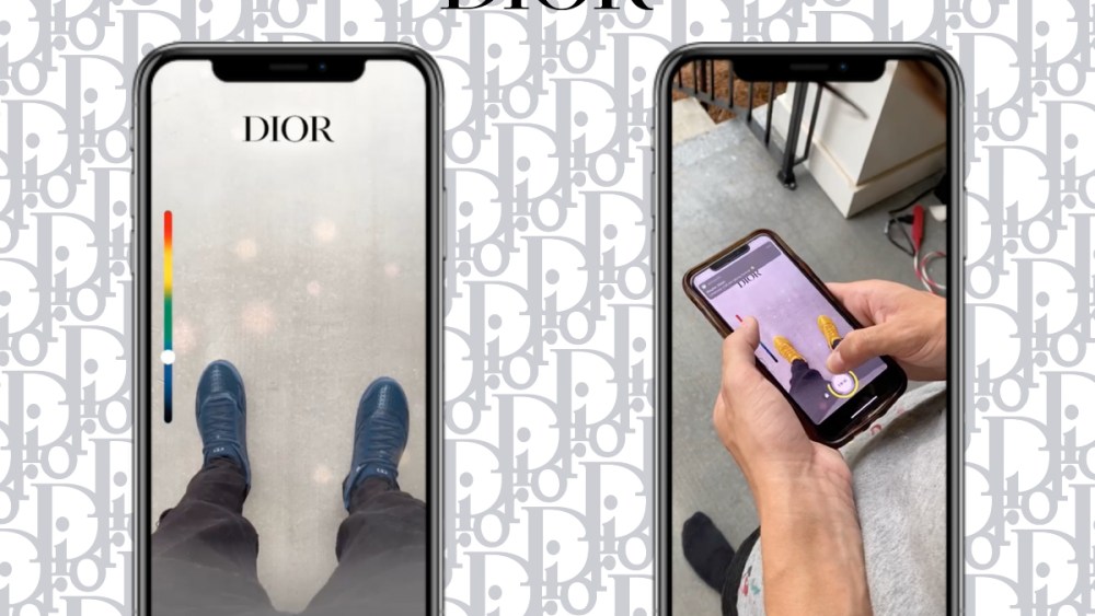 A Snapchat lens for Dior's World Tour capsule collection.