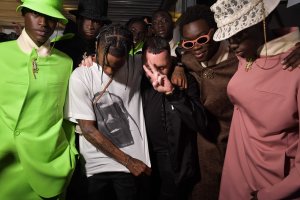 Backstage at Dior Men Men’s Spring 2022