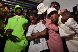 Backstage at Dior Men Men’s Spring 2022