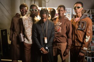 Backstage at Dior Men Men’s Spring 2022