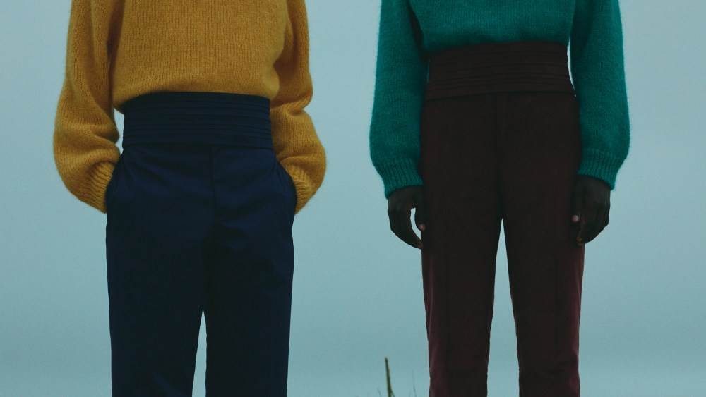 Looks from Erdem's new men's collection.