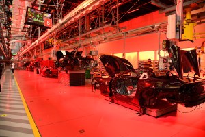 Behind the scenes at Ferrari's first fashion show.