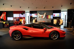 Behind the scenes at Ferrari's first fashion show.