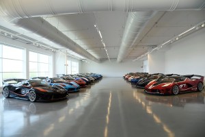 Behind the scenes at Ferrari's first fashion show.