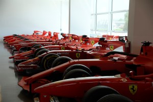 Behind the scenes at Ferrari's first fashion show.