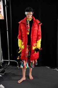 Behind the scenes at Ferrari's first fashion show.