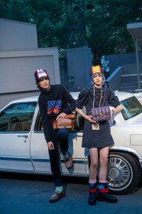Ambiance at the Coach RTW Fall 2021 show.