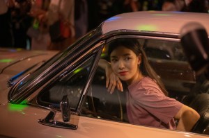 Ambiance at the Coach RTW Fall 2021 show.