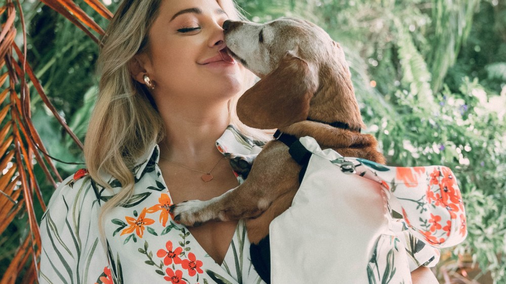 Influencer Gabi DeMartino is helping to spread the word about the new canine collection.