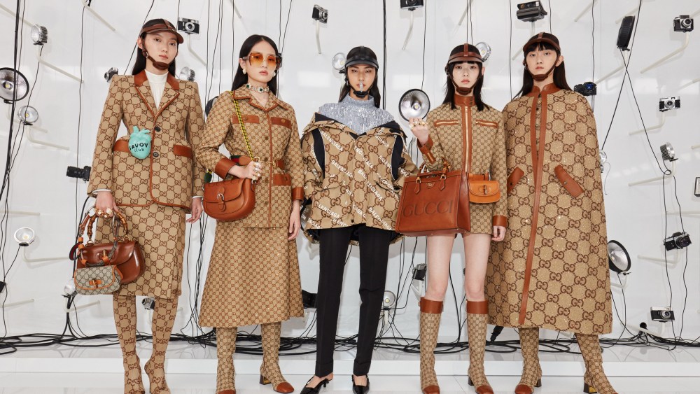 Looks from the Gucci Aria show, with 13 new looks added to the 100th-anniversary collection.