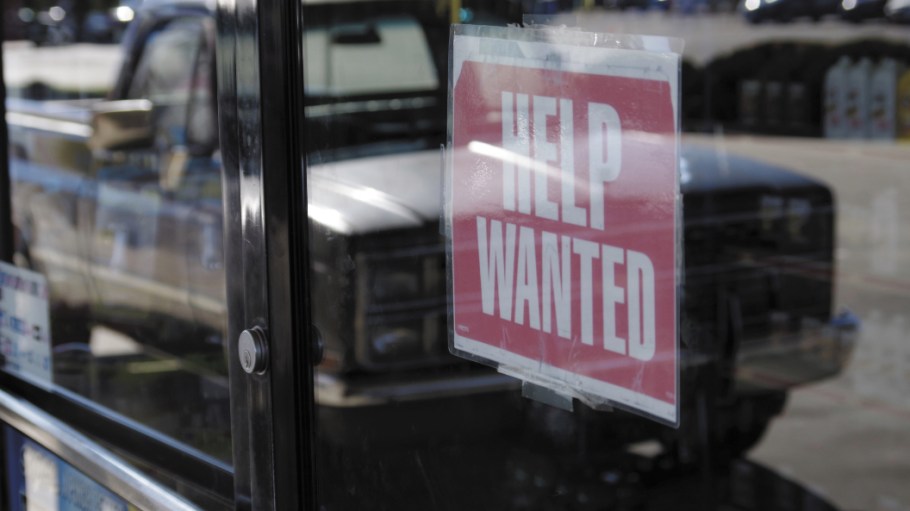 New claims for first-time unemployment benefits have declined, spurring some hope that the unemployed will be incentivized to seek a job.