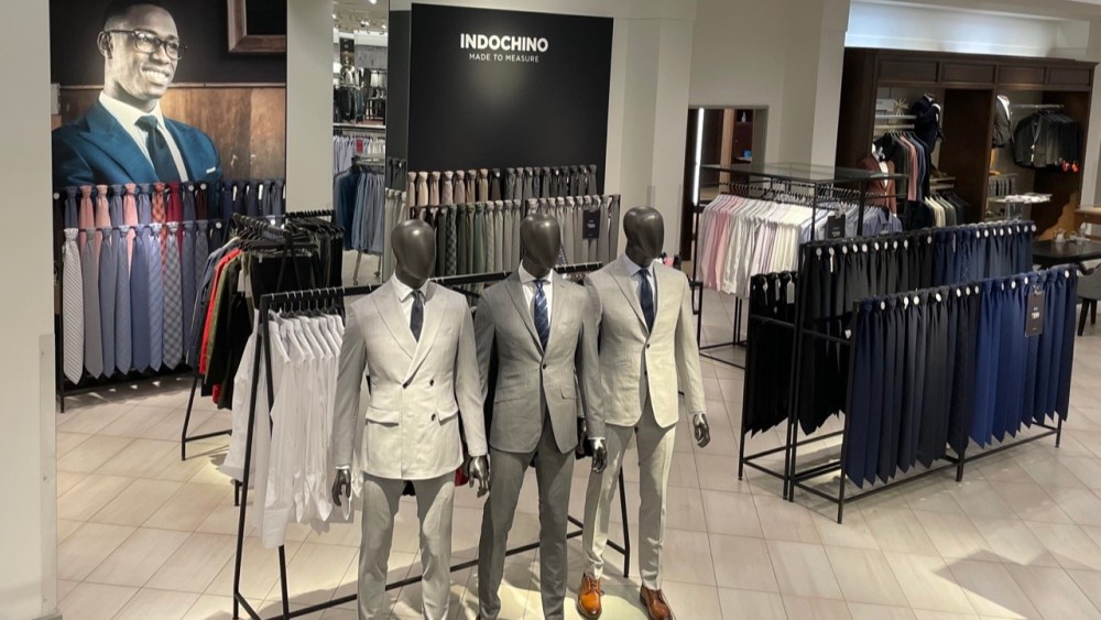 The Indochino shop at Nordstrom in the Towson Town Center in Towson, Md.