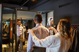 Nordstrom is bringing made-to-measure apparel into its stores, introducing 21 Indochino shop-in-shops across its full-line department stores.