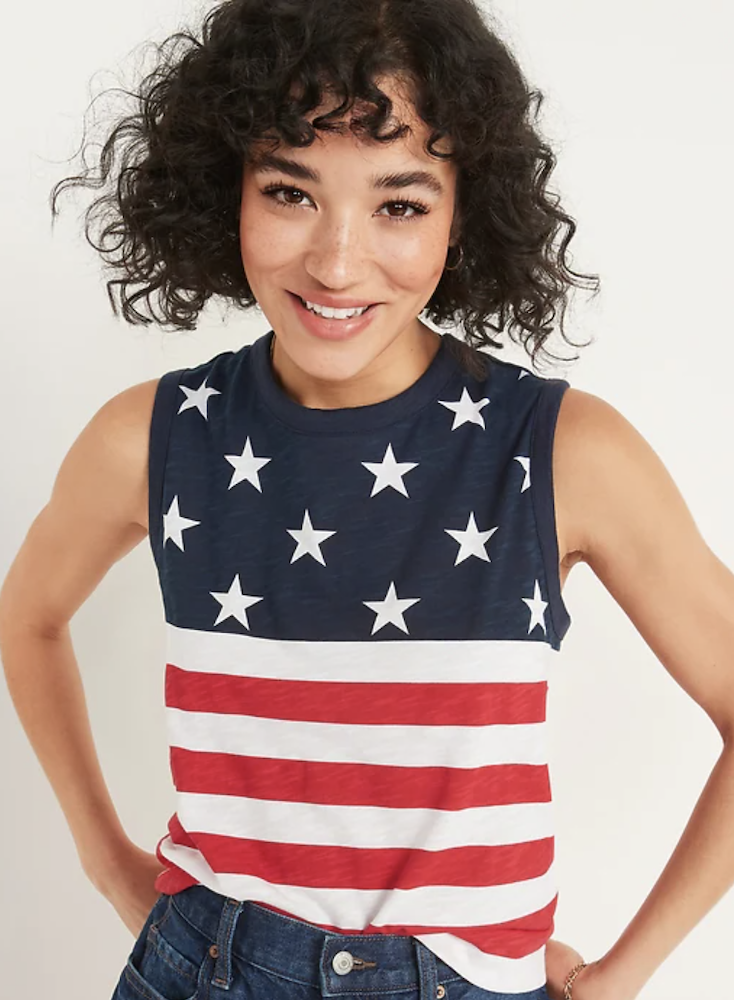 Celebrate the Fourth of July with red, white and blue summer denim and non-denim garments that blue bloods are sure to love.