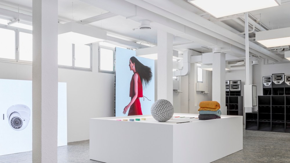 The new Sunnei showroom.