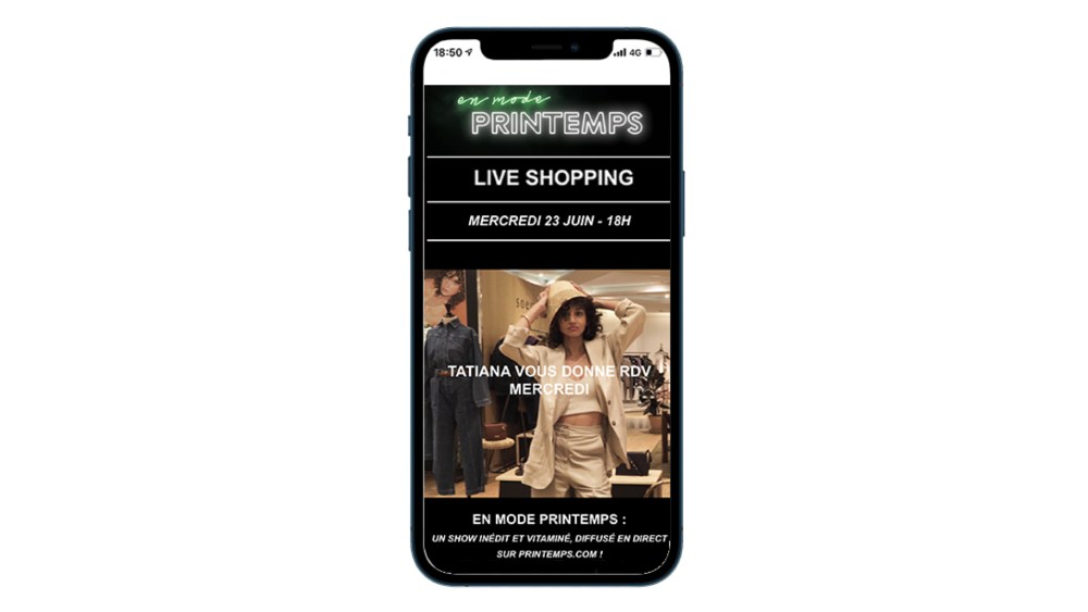 Printemps is debuting live shopping.