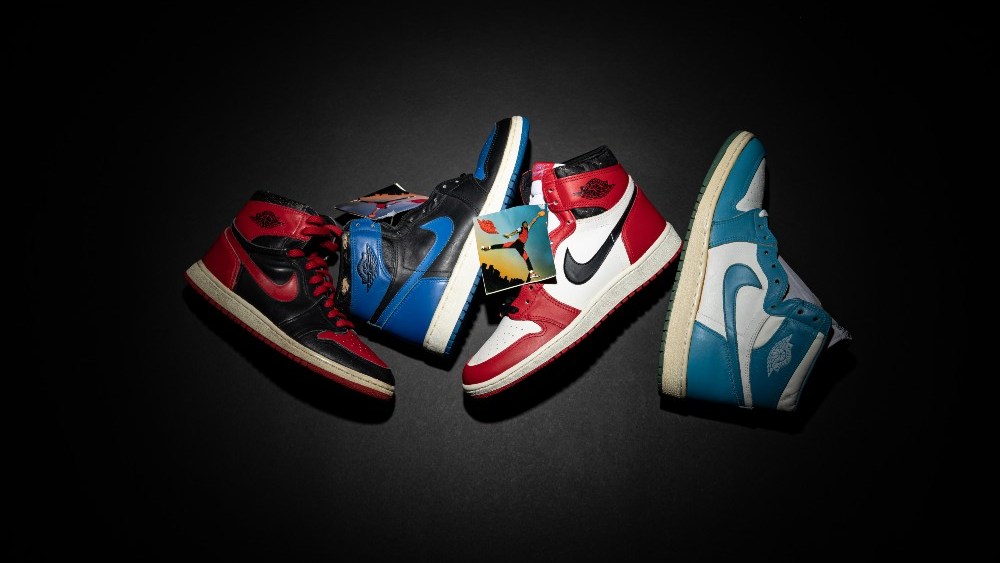 Stadium Goods and Christies' Michael Jordan-themed collection includes numerous Air Jordan silhouettes