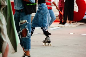 The scene at Diesel's "Summer in the City" party at TWA Hotel.