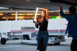 The scene at Diesel's "Summer in the City" party at TWA Hotel.