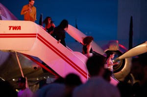 The scene at Diesel's "Summer in the City" party at TWA Hotel.