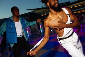 The scene at Diesel's "Summer in the City" party at TWA Hotel.