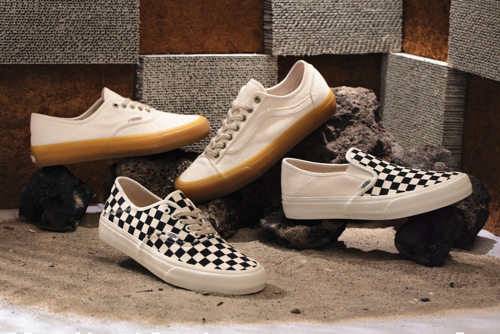 Vans' Eco Theory collection uses responsibly sourced materials to construct the brand's Authentic, Slip-On and Style 36 Decon SF silhouettes