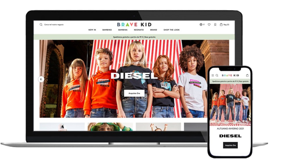 Brave Kid has launched its online store bravekid.com