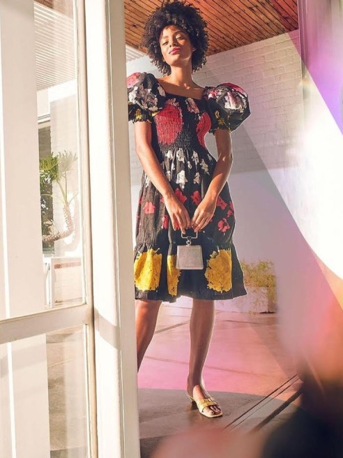 A dress by Busayo, a new addition to the Saks Fifth Avenue assortment.