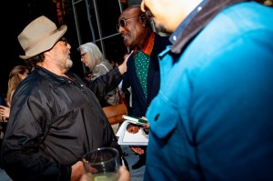Julian Schnabel and Delroy Lindo