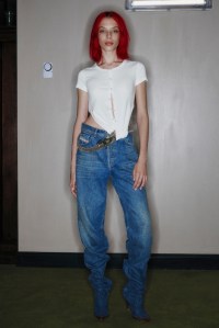 The Spring 2022 Diesel collection spotlights Glenn Martens’ focus on denim and experimentalism.