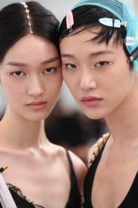 Backstage at Dior Resort 2022