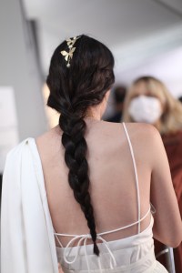 Backstage at Dior Resort 2022