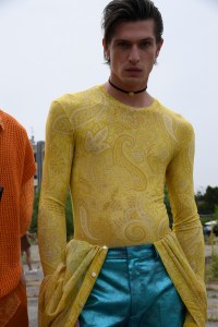Backstage at Etro Men's Spring 2022