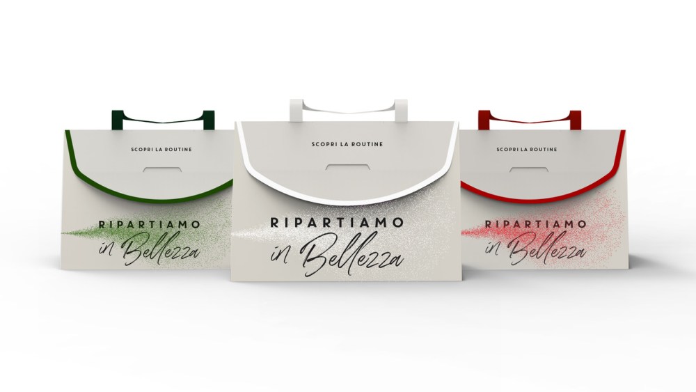 The "Ripartiamo in Bellezza" kits by L'Oréal Luxe Italia.