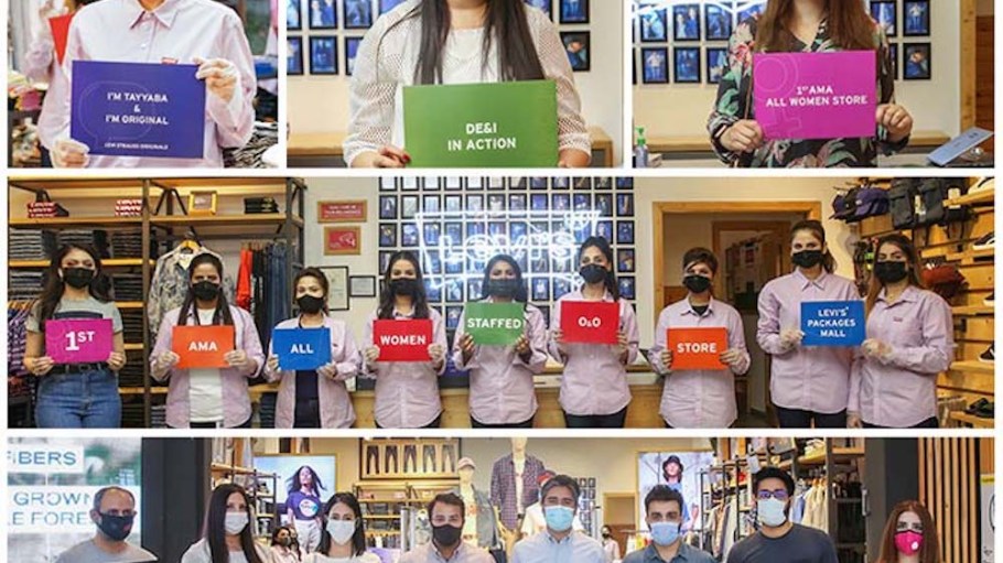 Heritage denim brand Levi’s opened its first owned-and-operated store in Lahore, Pakistan that’s staffed entirely by women.