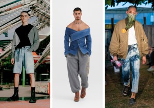 Designers ditch basics for statement-making denim for Spring/Summer 2022.